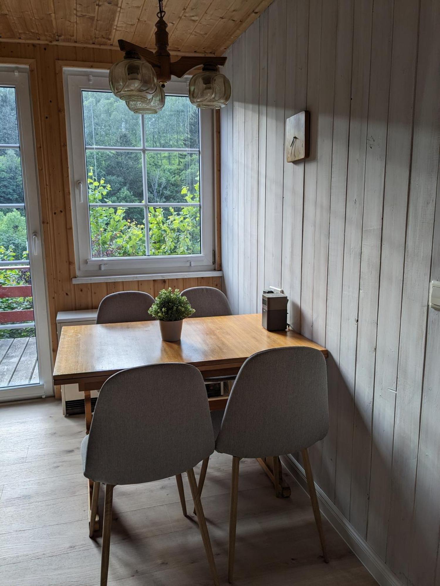 Ruhiges Ferienhaus Mit Sauna: Hellaberg III Langenbach  Εξωτερικό φωτογραφία