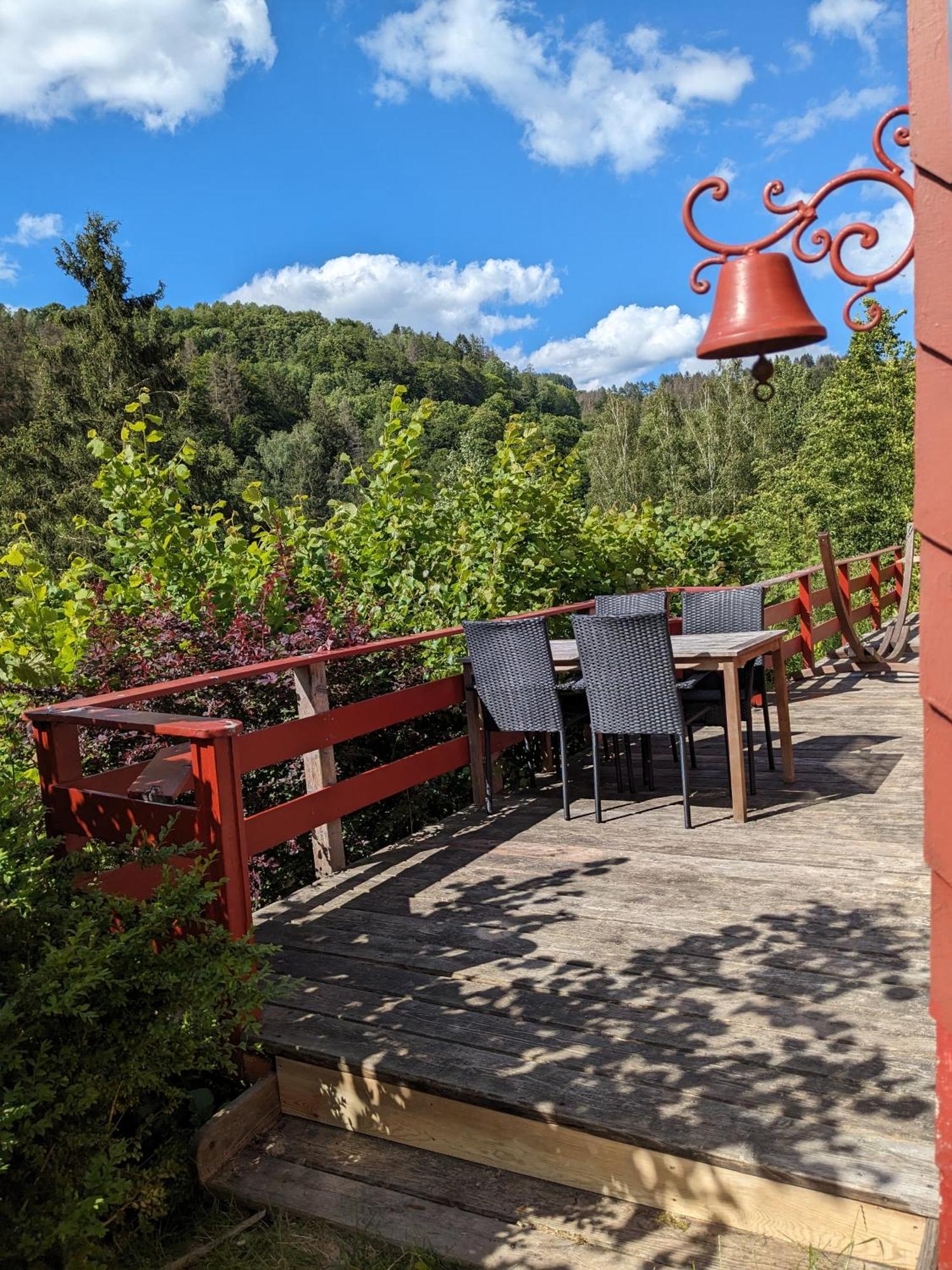 Ruhiges Ferienhaus Mit Sauna: Hellaberg III Langenbach  Εξωτερικό φωτογραφία